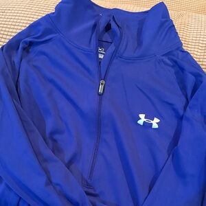 Women’s Under Armour Blue Half-Zip Top